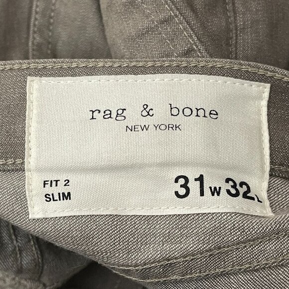 Rag & Bone Denim Jeans Women 31 Gray Slim Fit Casual Stretch Outdoorsy Preppy - Picture 13 of 15